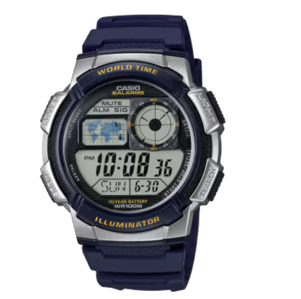 RELOJ CASIO DIGITAL AE-1000W-2AVDF RESINA AZUL