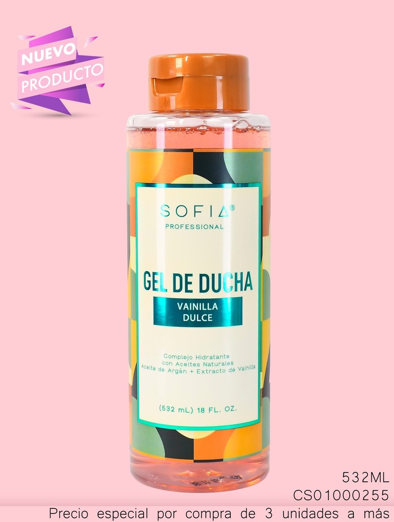 GEL DE DUCHA SOFIA VAINILLA DULCE 532 ML S655-G