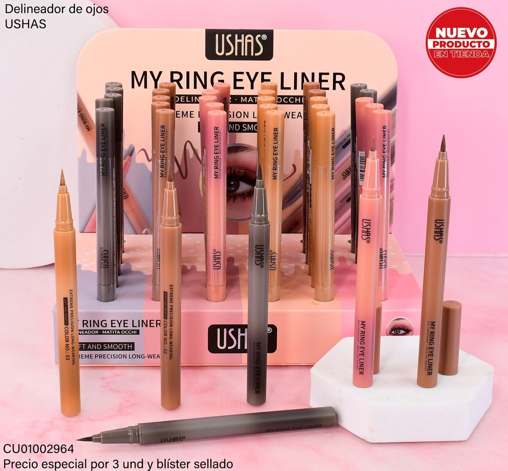 DELINEADOR MY RING UPE007 TONOS SURT.