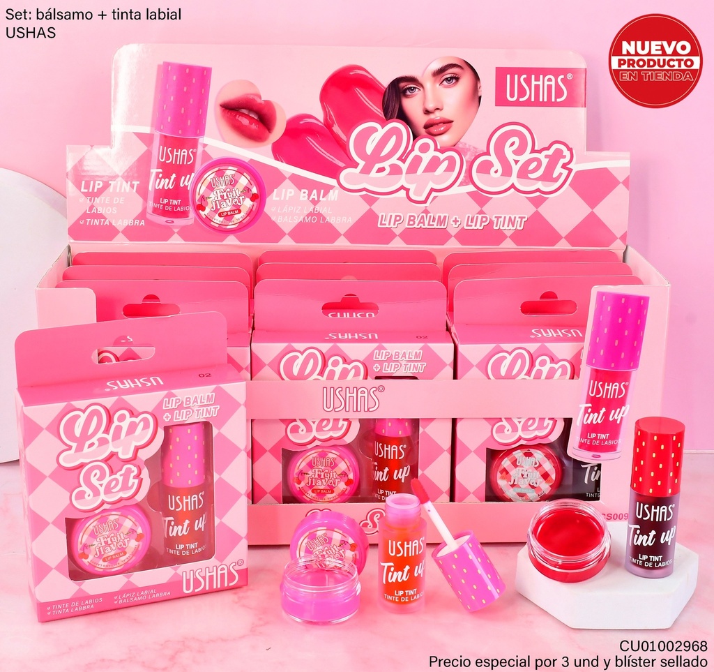 KIT LIP TINT + LIP BALM UCS009