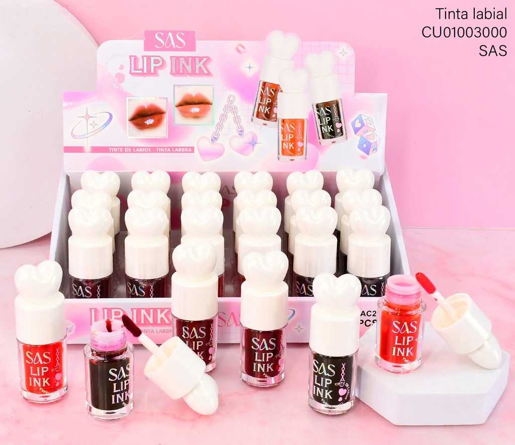 TINTA LABIAL SAS CORAZON SAC208