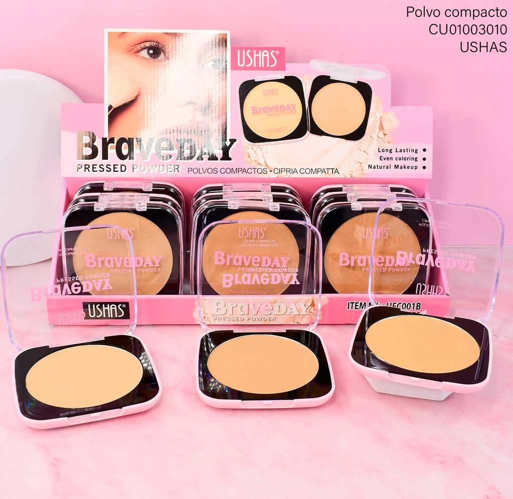 POLVO COMPACTO BRAVEDAY UFC001B