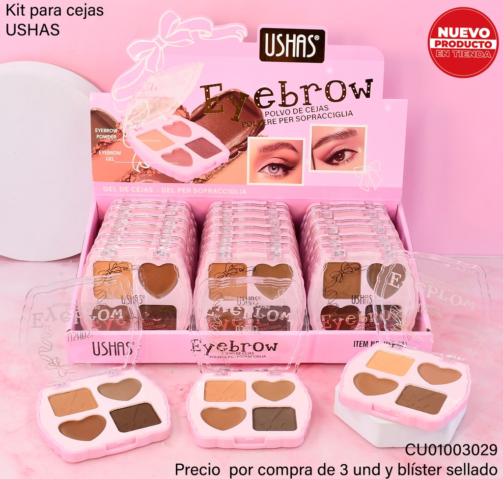 PALETA GLAMOUR DE CEJAS UEB001