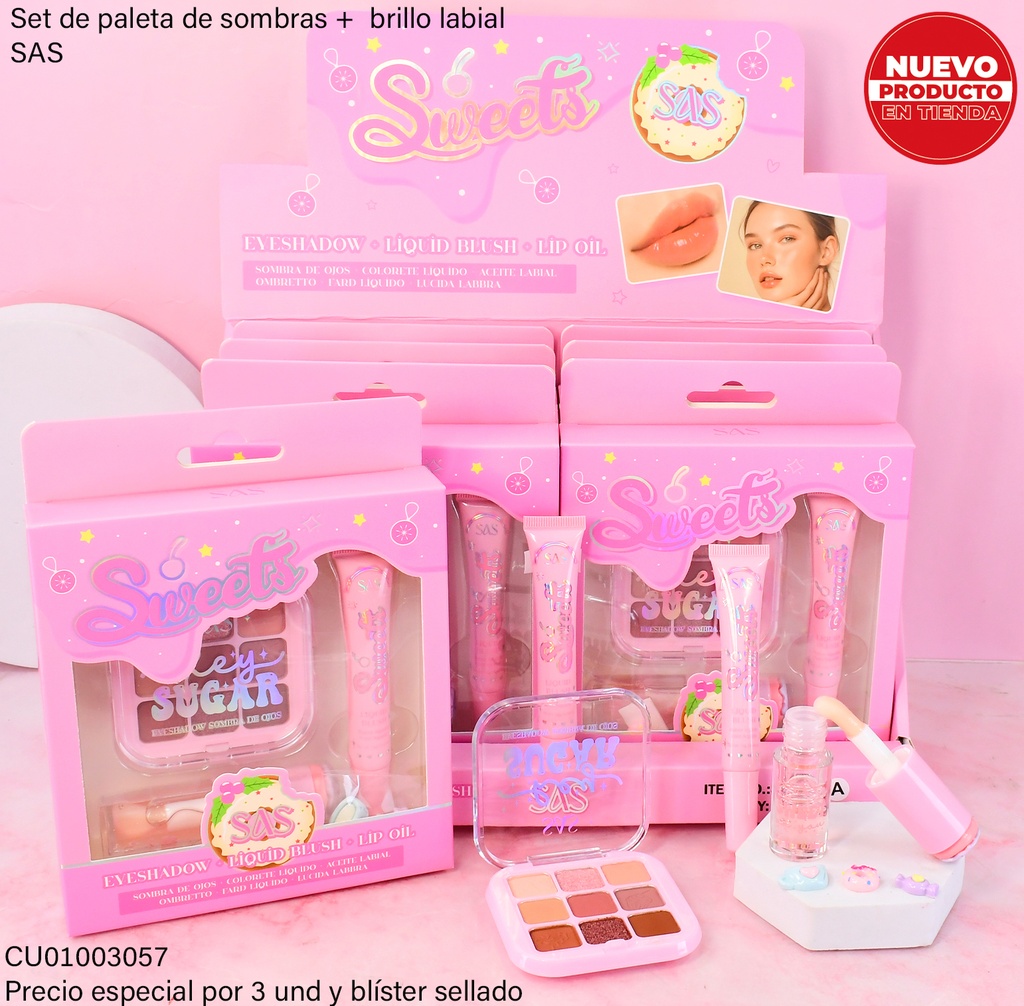 KIT SAS SWEET  3 PIEZAS  SET005A
