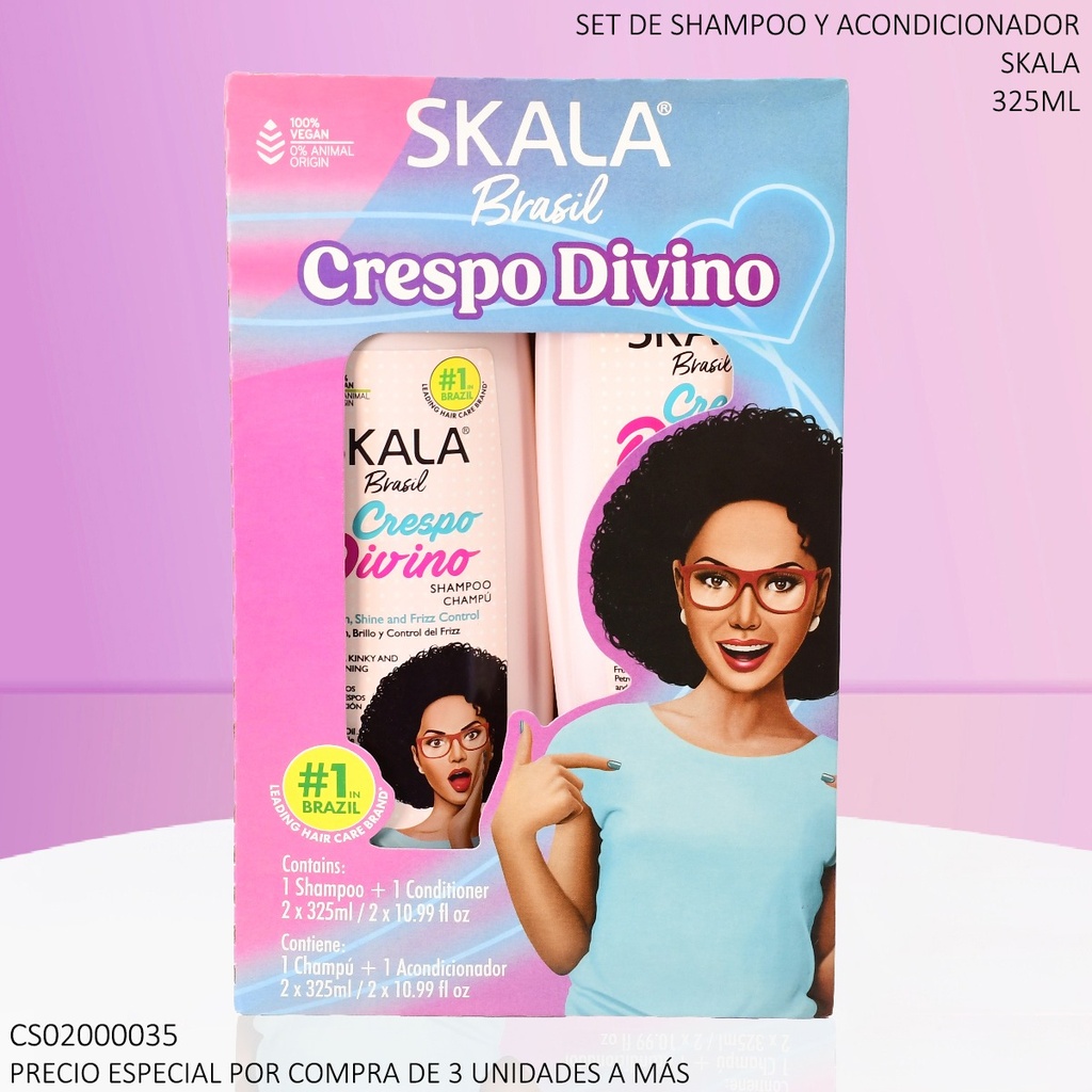 SET SKALA BRASIL CRESPO DIVINO 325 ML