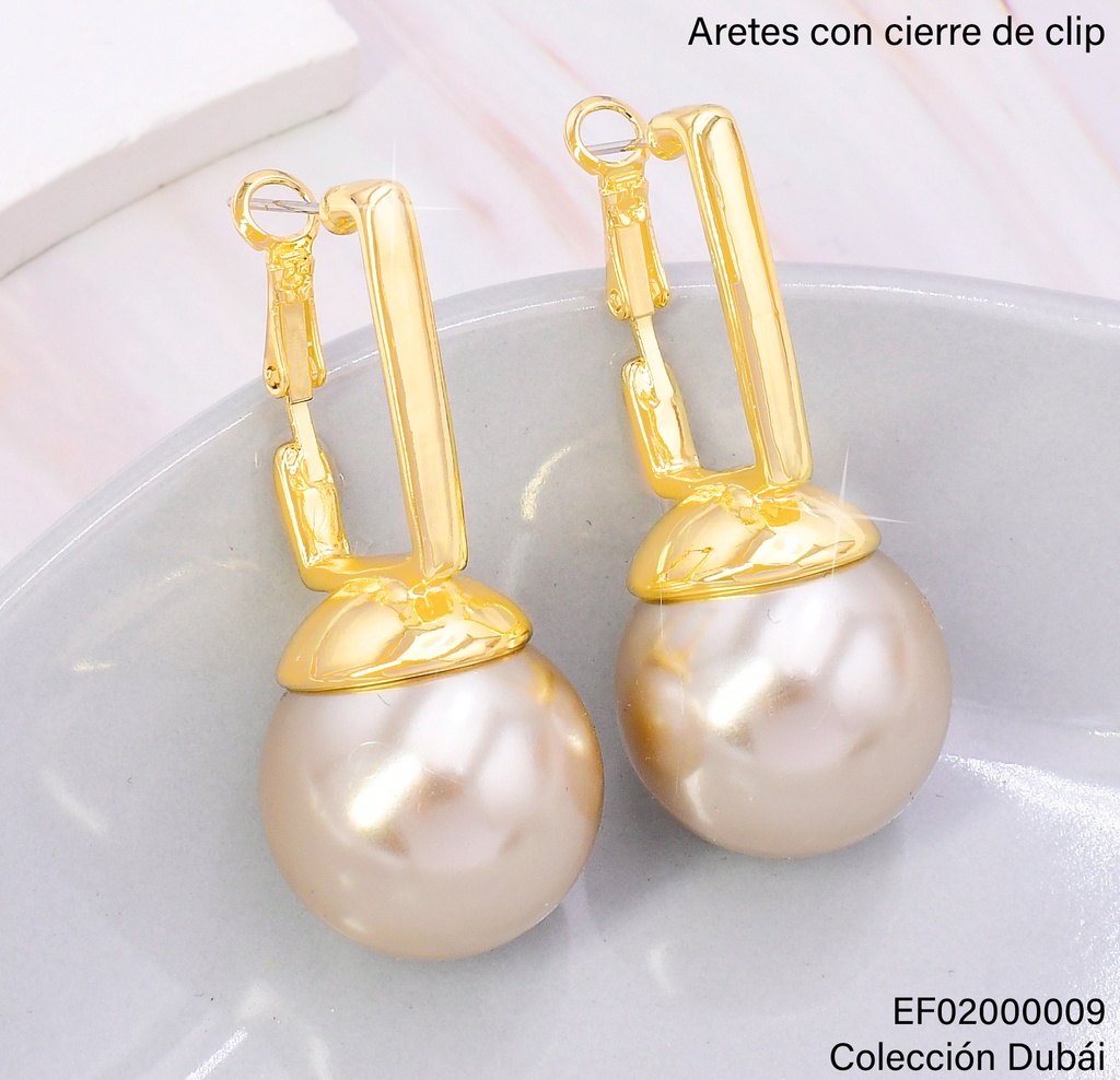 ARETES LINEA VERTICAL C/PELOTA GRIS FD25500