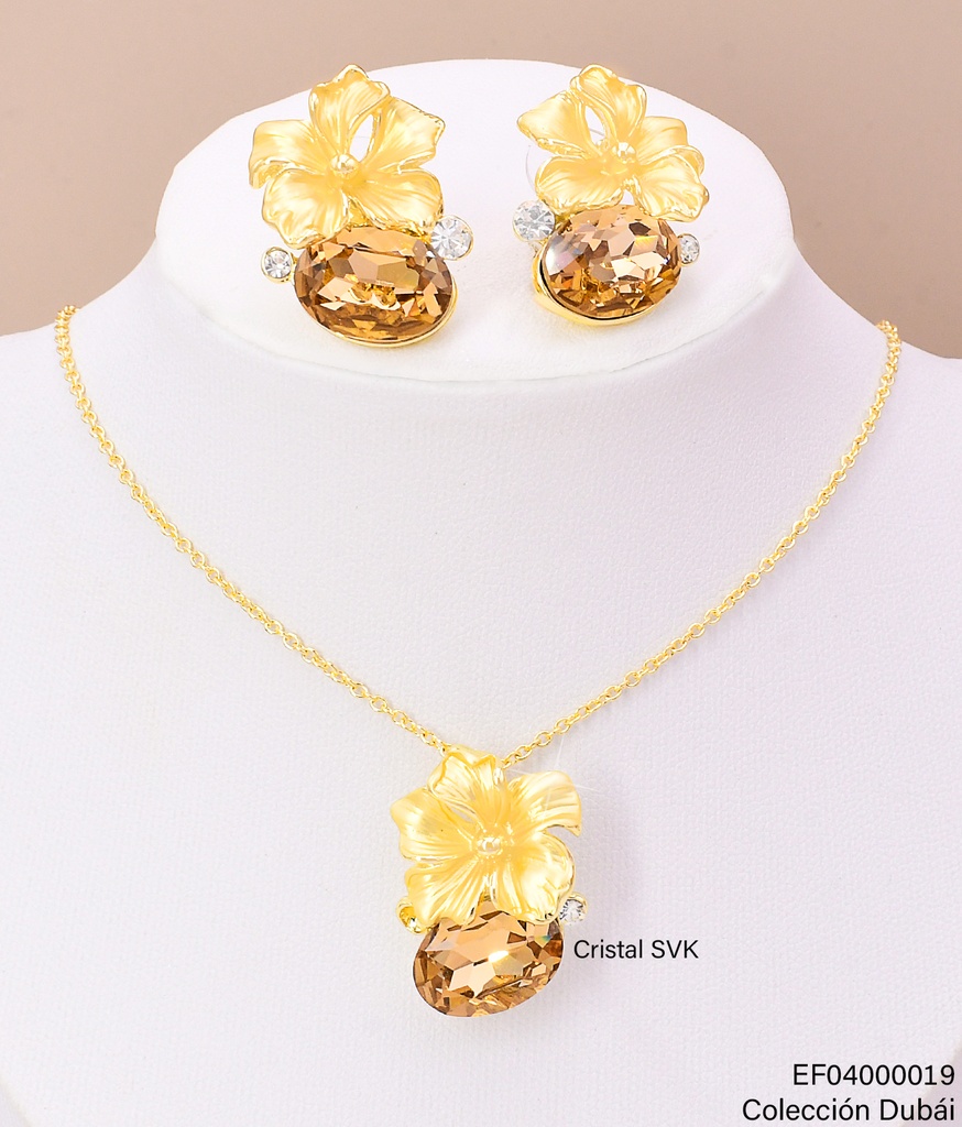 SET DOR.FLOR ZIRC. AMBAR FD25528