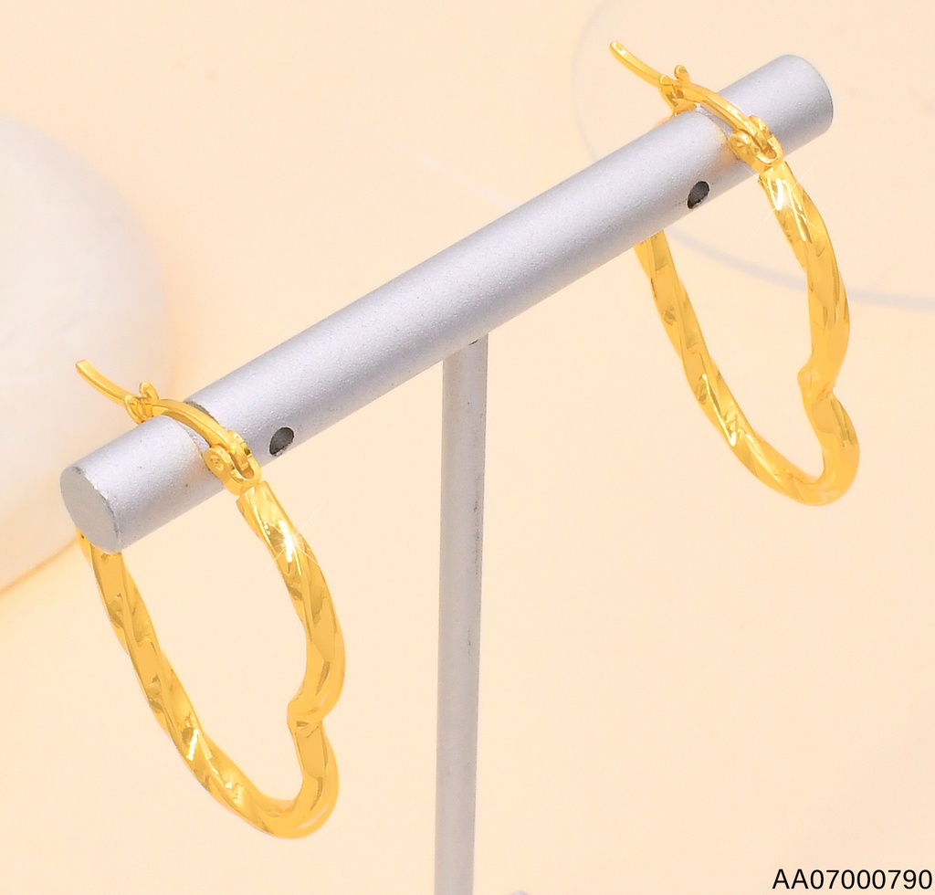 ARGOLLA CORZN TORNEAD EA1316-270 BAÑO ORO 18K. XUPING (IN11)
