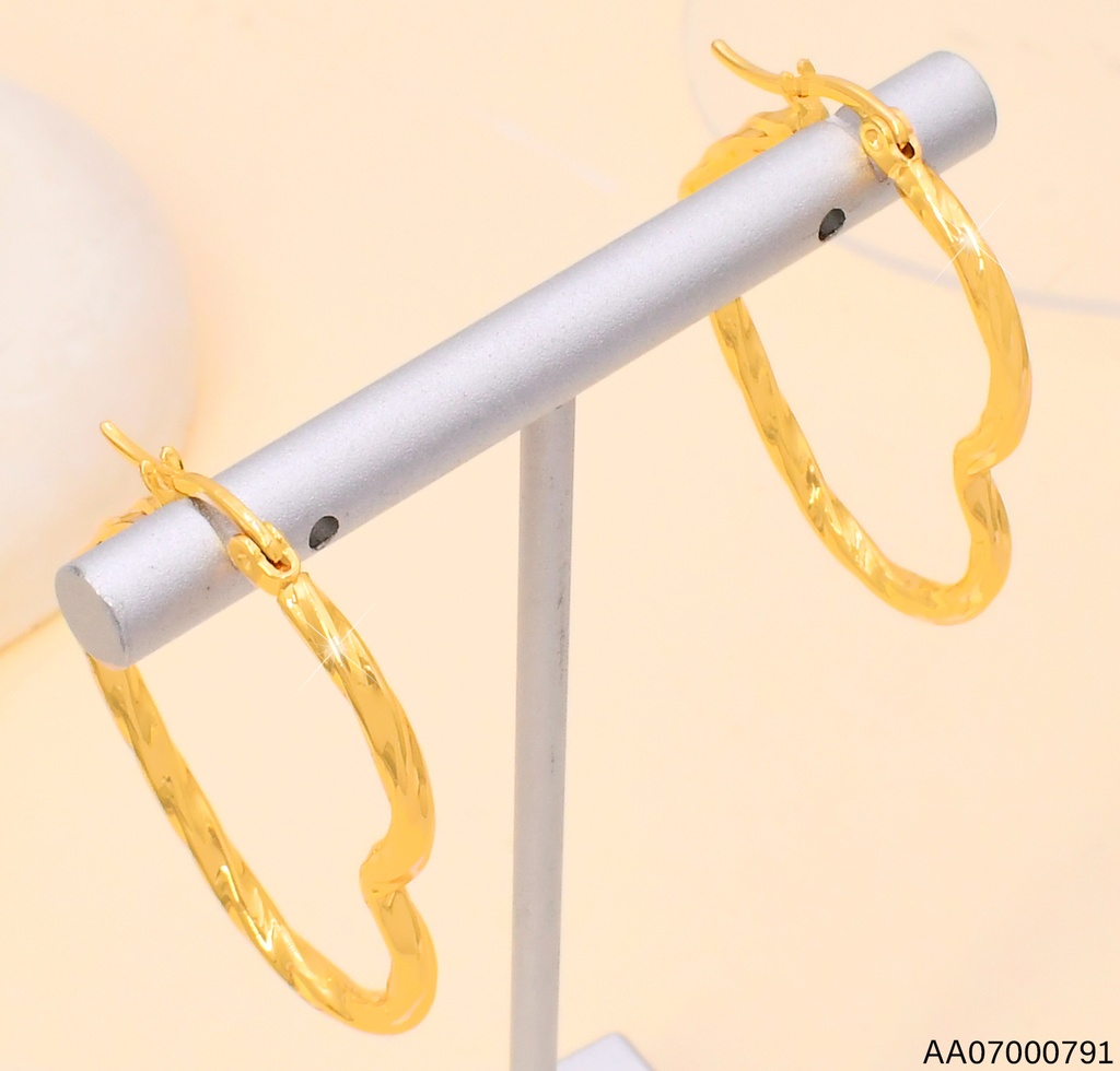 ARGOLLA CORZN TORNEAD EA1317-270 BAÑO ORO 18K. XUPING (IN11)