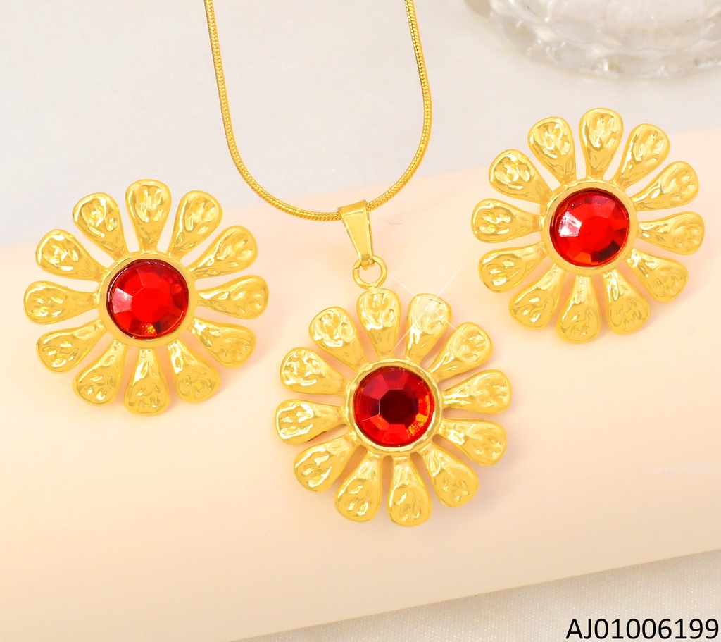 SET FLOR DOR.C/ZIRC.ROJA CENTRO SA1330-143 (IN11)