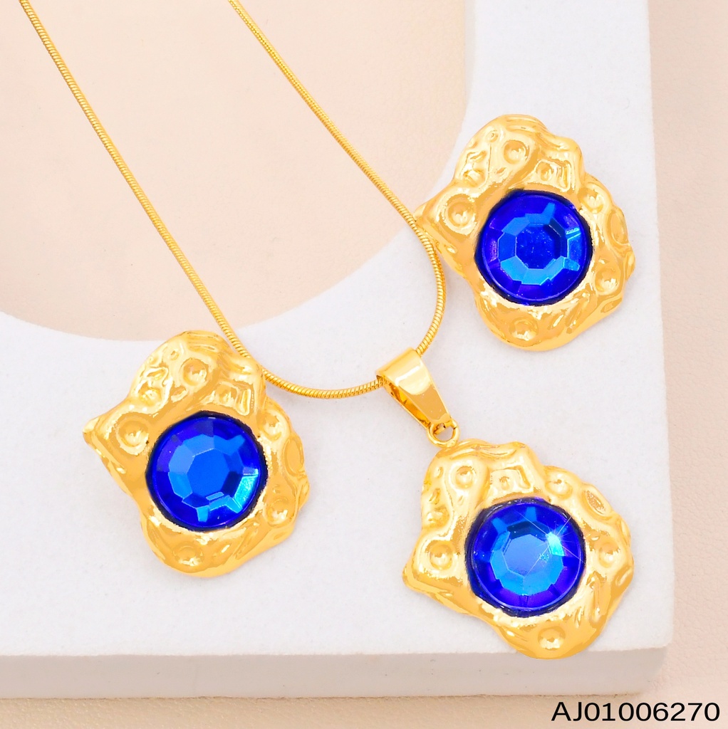 SET DOR RECT. IRREG/ZIRC. AZUL SA1408-270 (IN11)