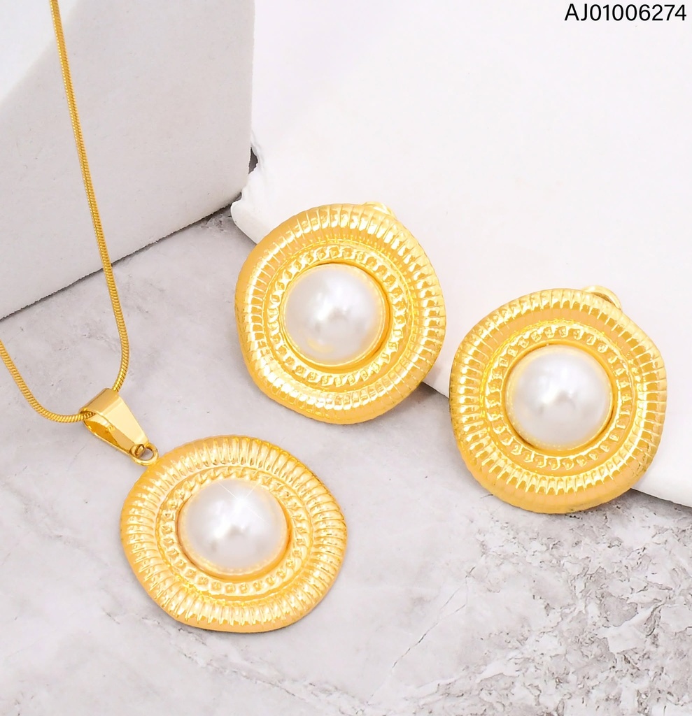 SET RD DOBLE C/MEDIA PERLA SA1412-270 (IN11)