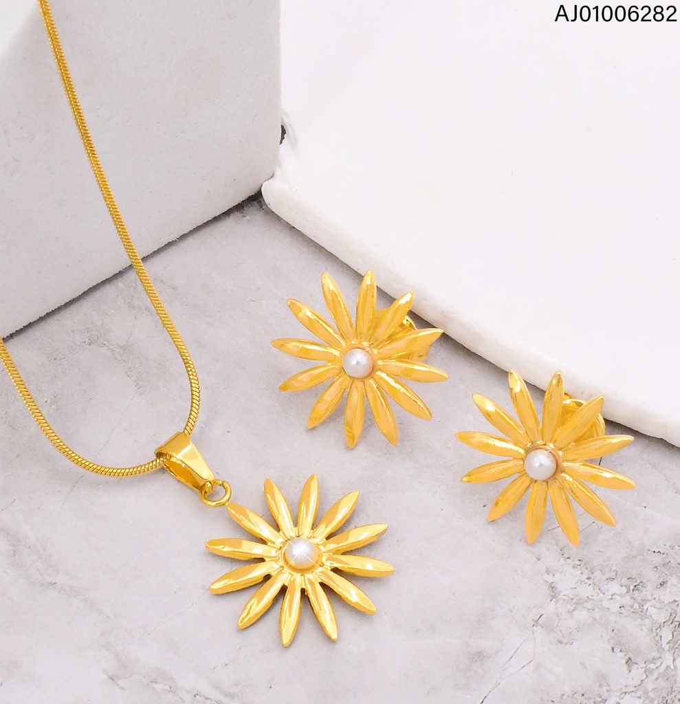 SET FLOR PETALOS ABIERTOS PERLA SA1420-270 (IN11)