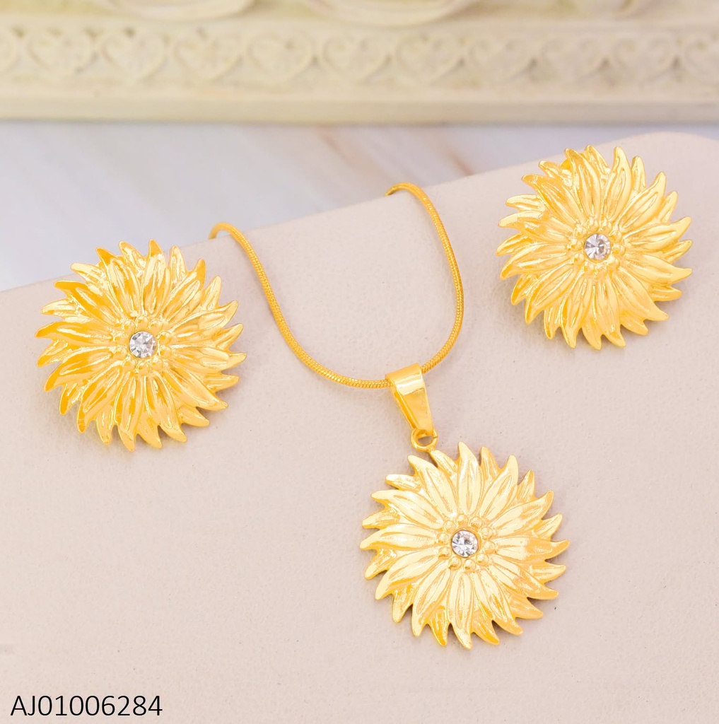 SET DORADO FLOR/ZIRC. SA1422-270 (IN11)