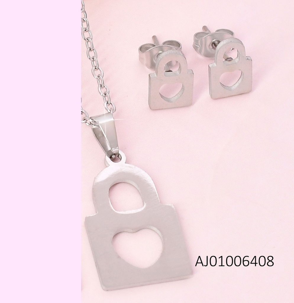 JUEGO CANDADO C/CORAZON SA1545-216 (IN11)
