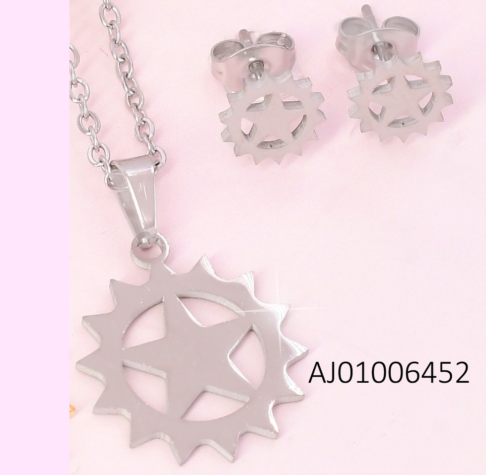 JUEGO PLAT.ESTRELLA EN CIRCULO C/PUNTAS SA1589-216 (IN11)