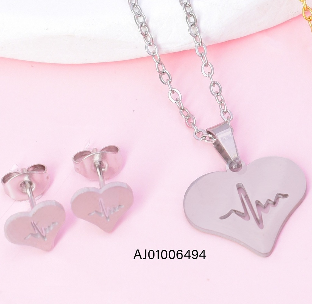 SET PLAT.PLACA CORAZON C/LATIDOS SA1631-216 (IN11)