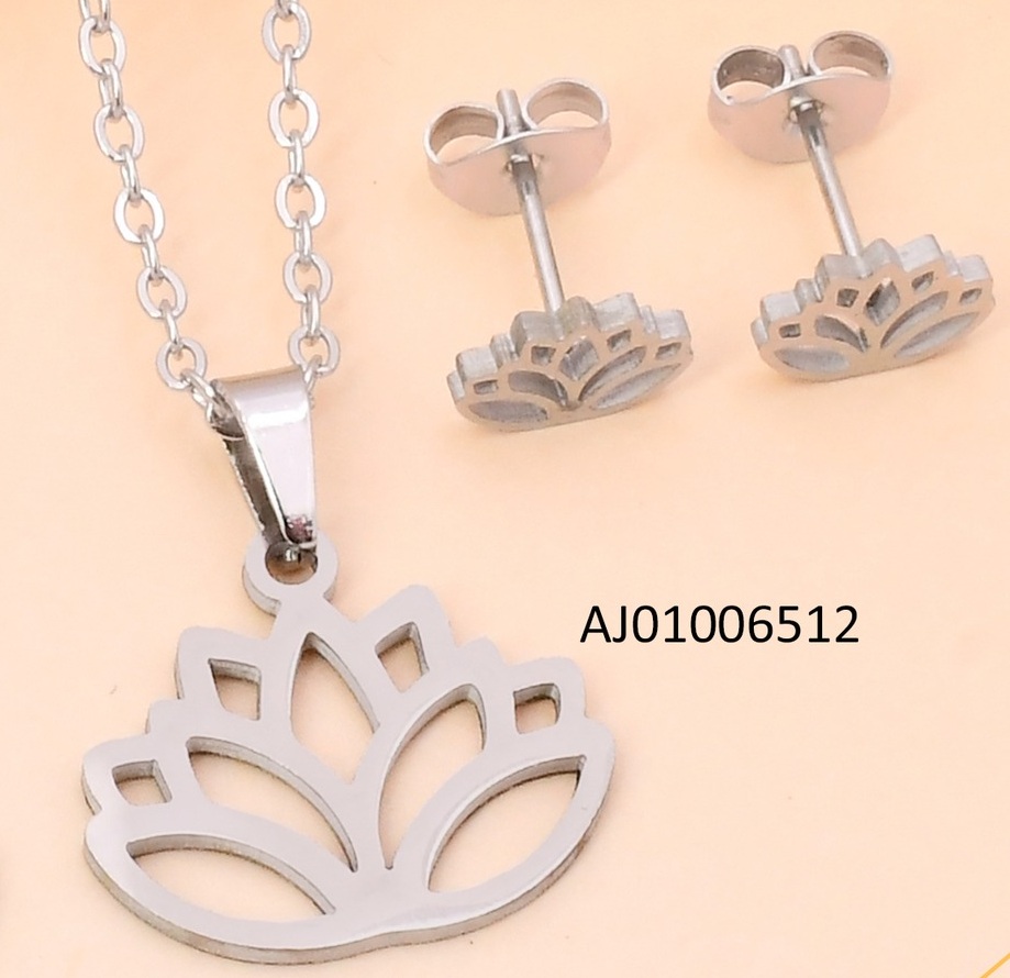 SET PLAT.CROQUI FLOR DE LOTO SA1649-216 (IN11)