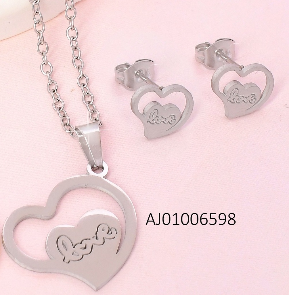 JUEGO PLAT.CORAZON SA1735-216 (IN11)