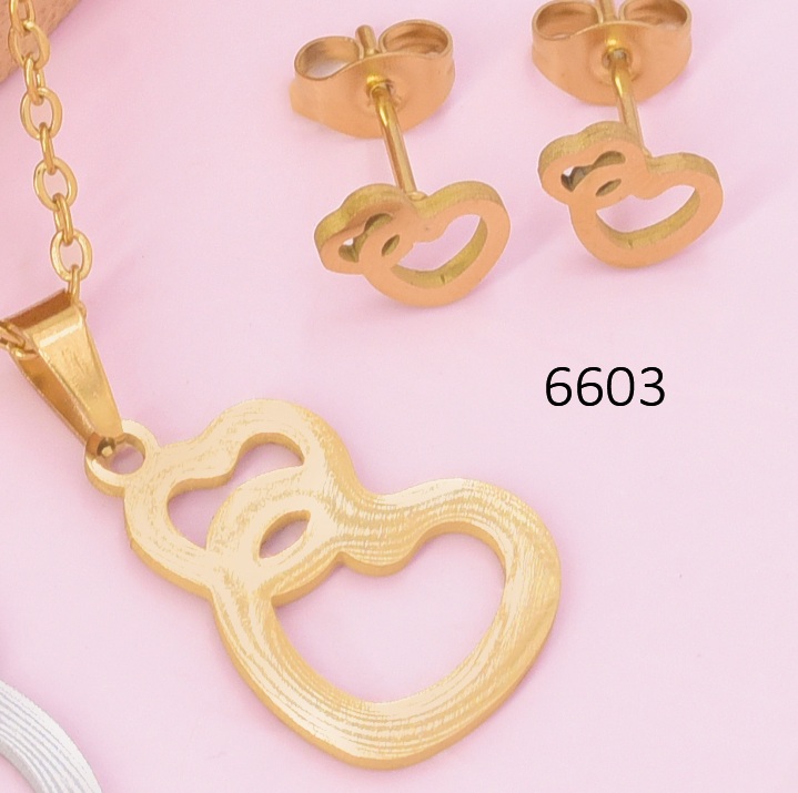 SET DOR CORAZON DOBLE  SA1740-216 (IN11) EC.