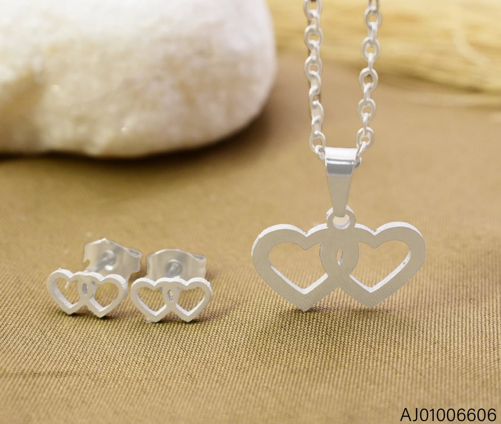 SET PLAT. CORAZON DOBLE SA1743-216 (IN11)