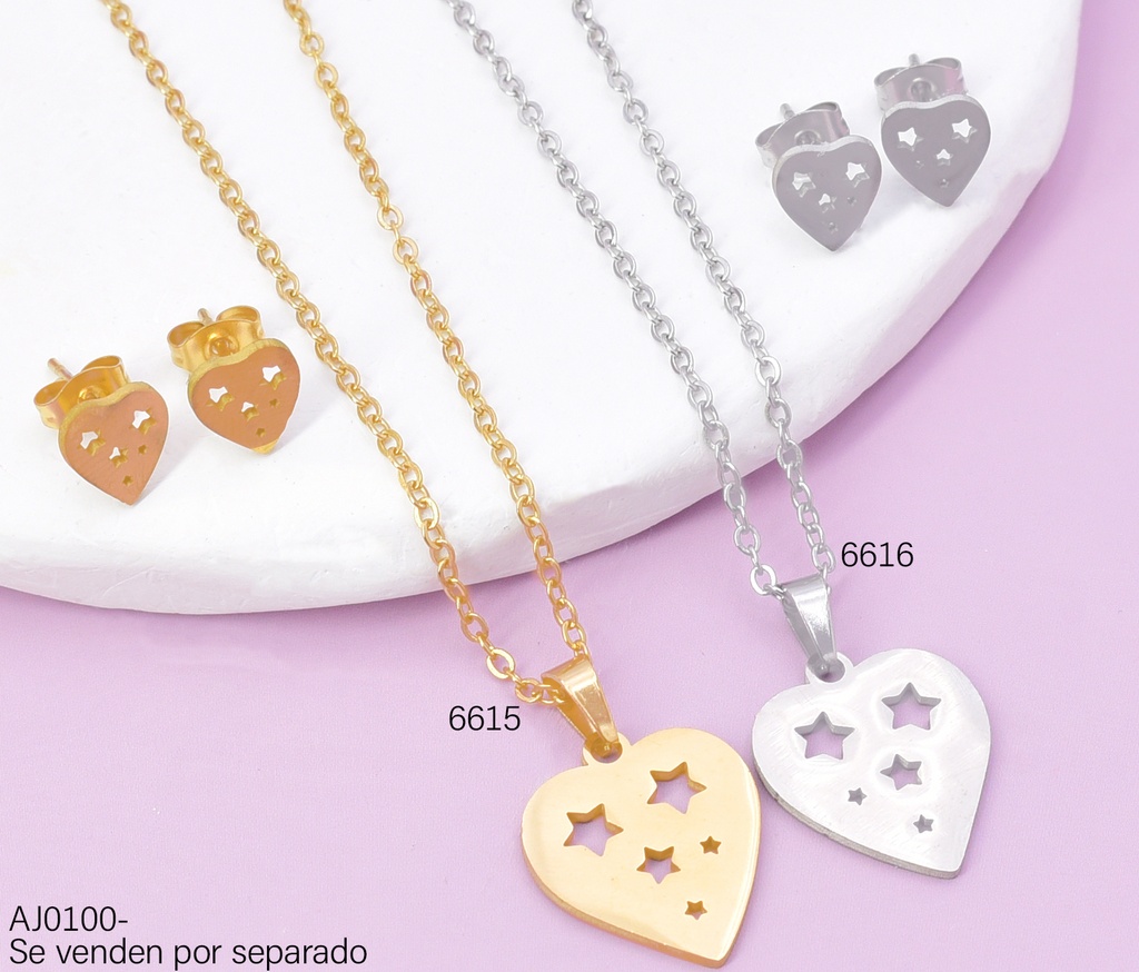 SET PLAT. CORAZON CROQUI ESTRELLAS CENTRO SA1753-216 (IN11)