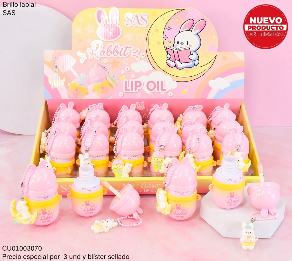 BRILLO LABIAL OIL RABBIT SAS SLG003