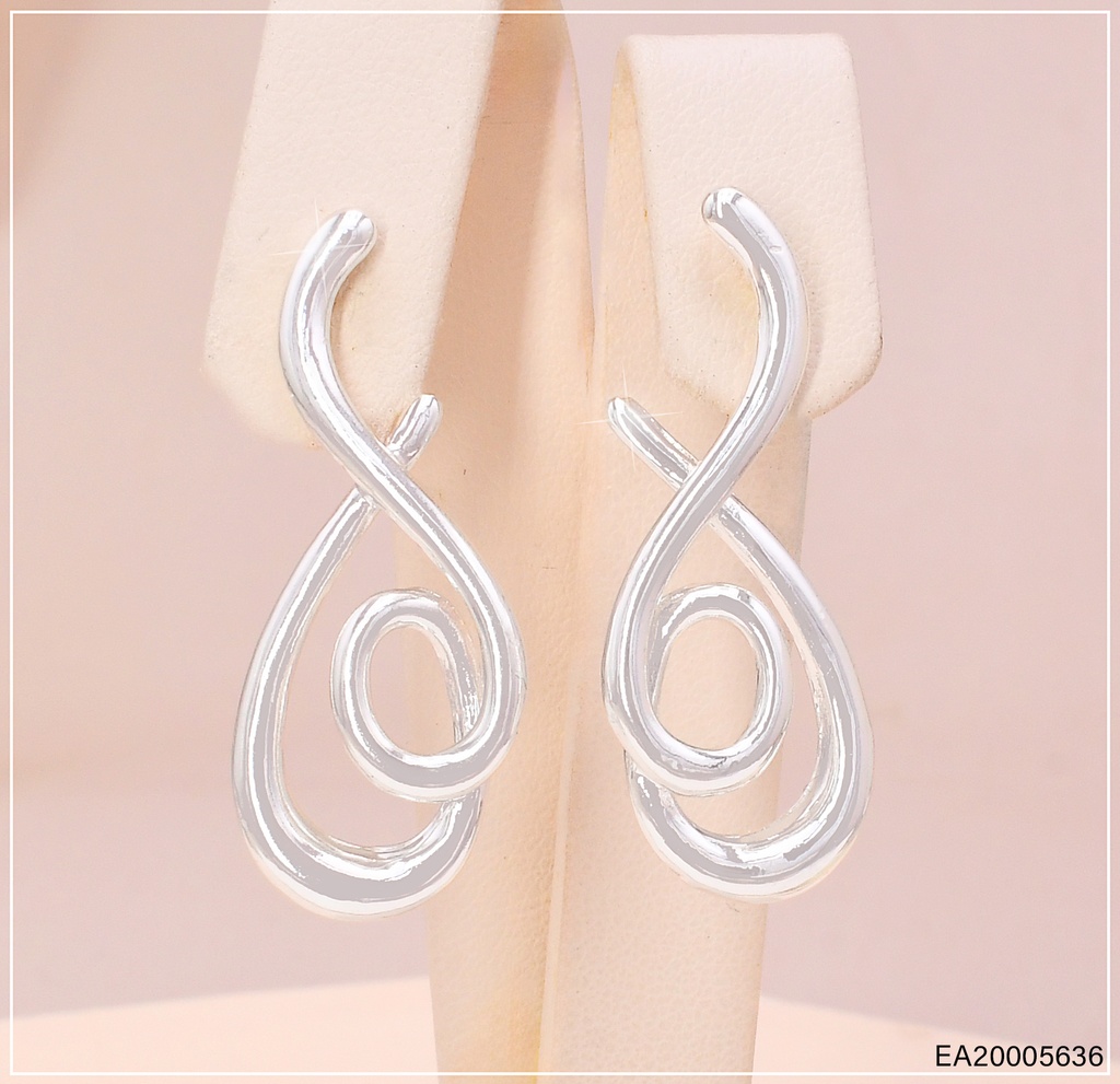 ARETES PLAT LINEAS ENTRELAZADAS EE4259-301