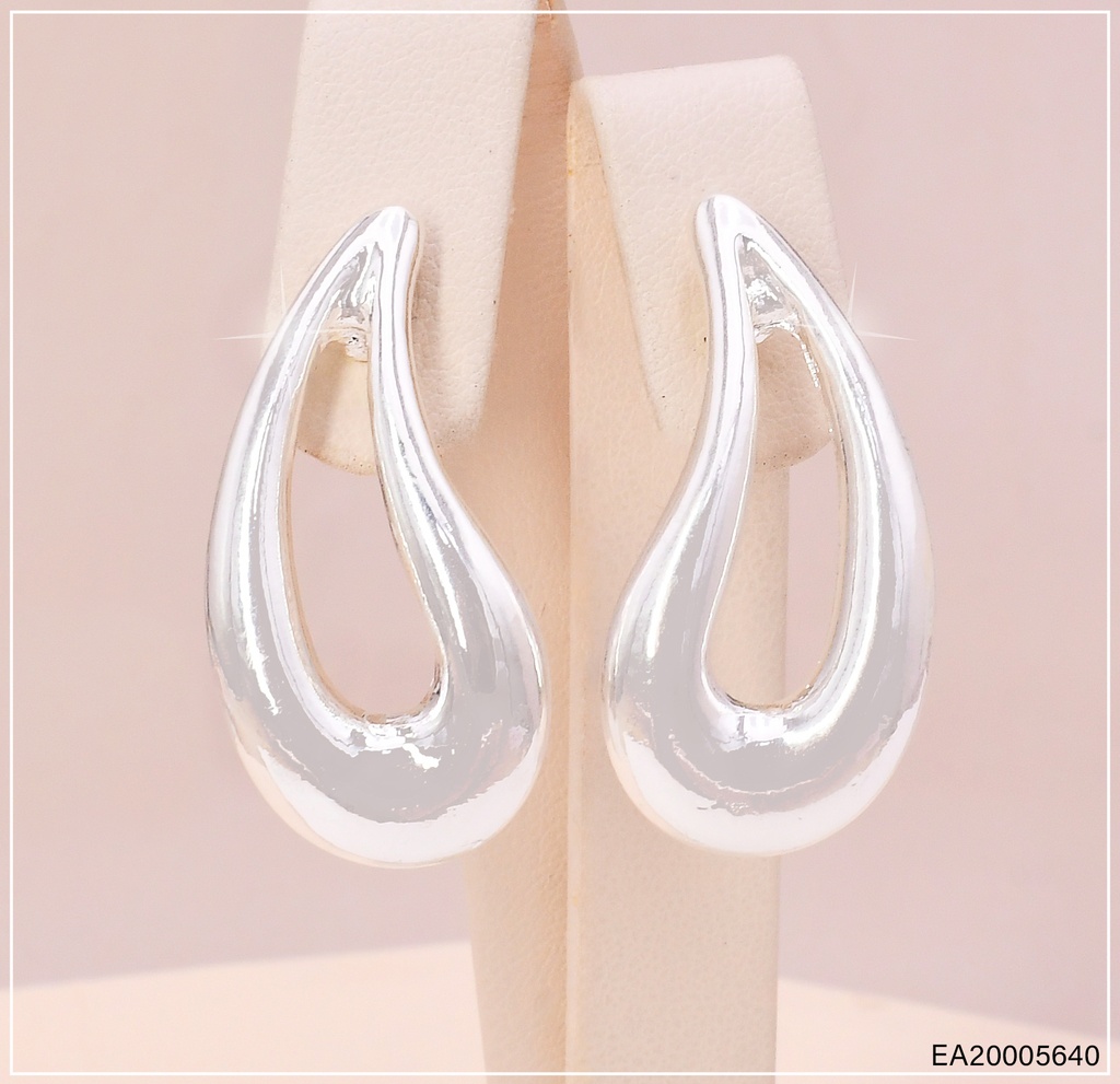 ARETES PLAT CROQUI GOTA EE4255-301