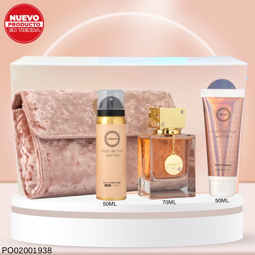 ESTUCHE PERFUMES CLUB DE NUIT WOMAN 3PCS+COSMETIQUERA