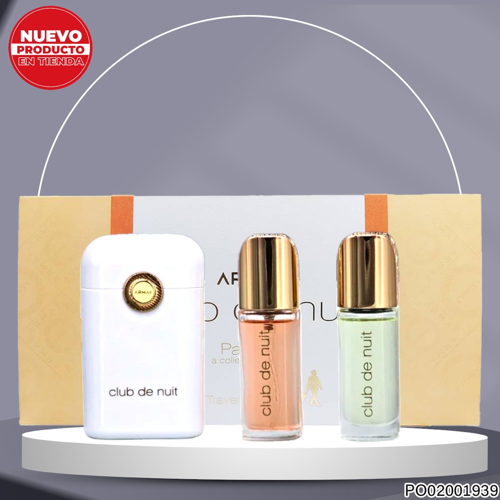 ESTUCHE PERFUMES 2PCS CLUB DE NUIT YOU TRAVEL BUDDY