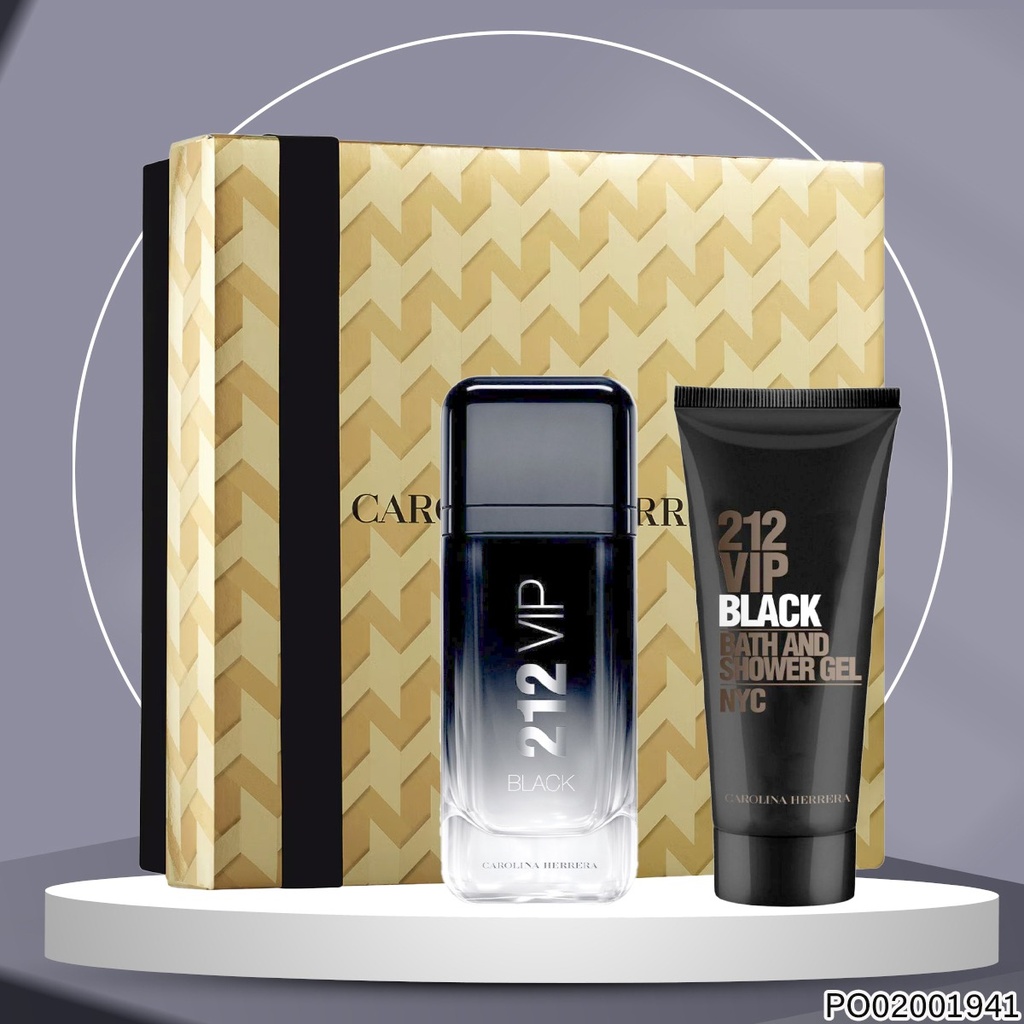 ESTUCHE PERFUMES 212 VIP BLACK 2PCS 100ML C/U EDP