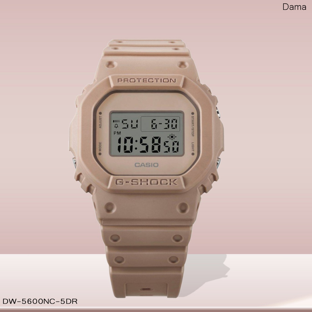 RELOJ CASIO G-SHOCK DIGITAL DW-5600NC-5DR RESINA CAFE
