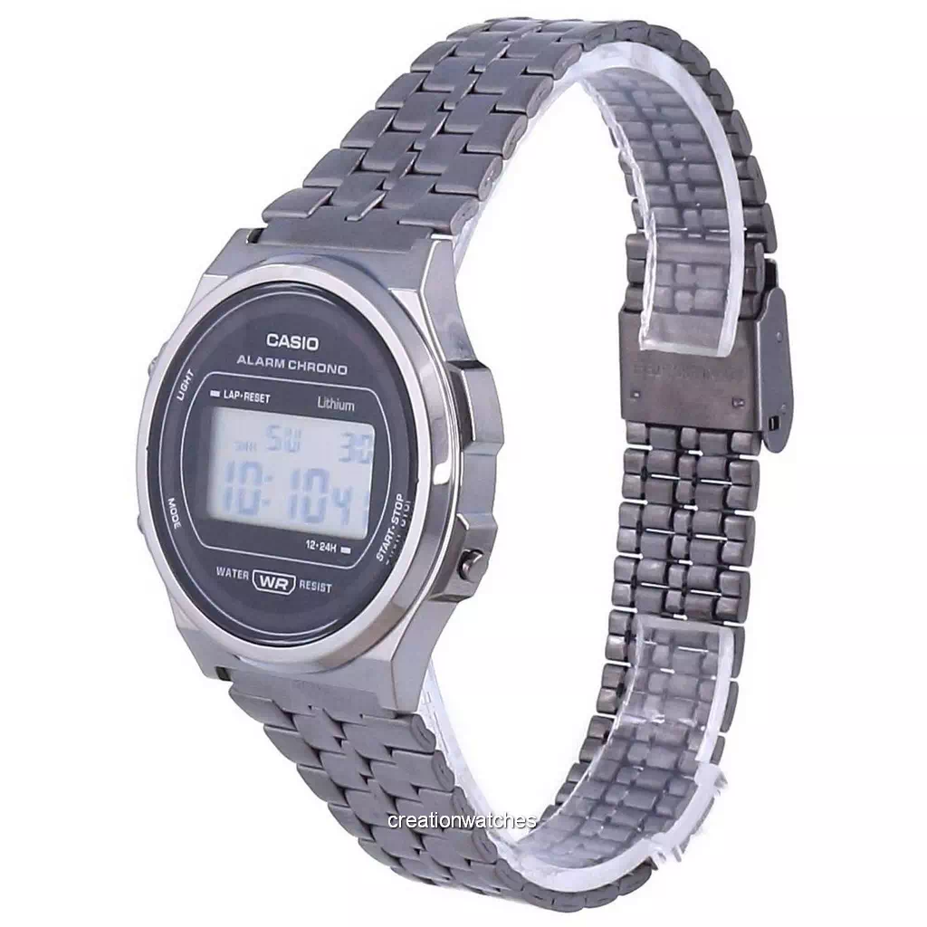 RELOJ CASIO DIGITAL A171WEGG-1ADF METAL GRIS