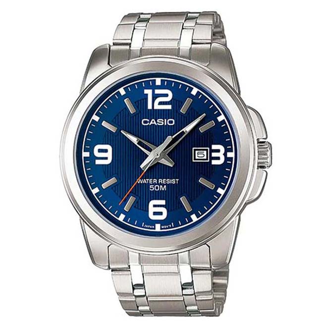 RELOJ CASIO ANALOGO MTP-1314D-2AVDF METAL PLAT.