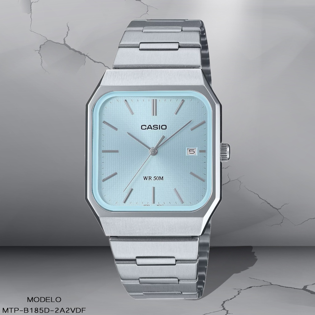 RELOJ CASIO ANALOGO MTP-B185D-2A2VDF METAL PLAT