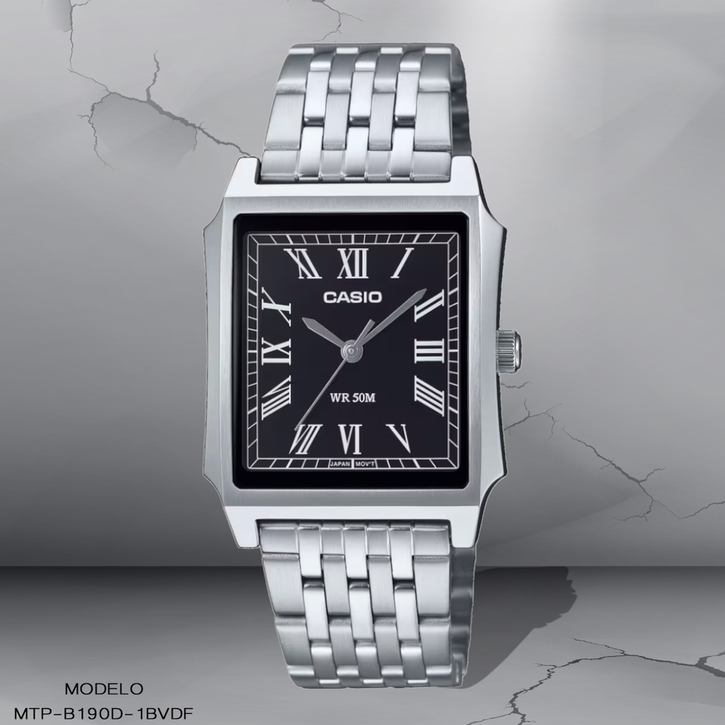 RELOJ CASIO ANALOGO MTP-B190D-1BVDF METAL PLAT