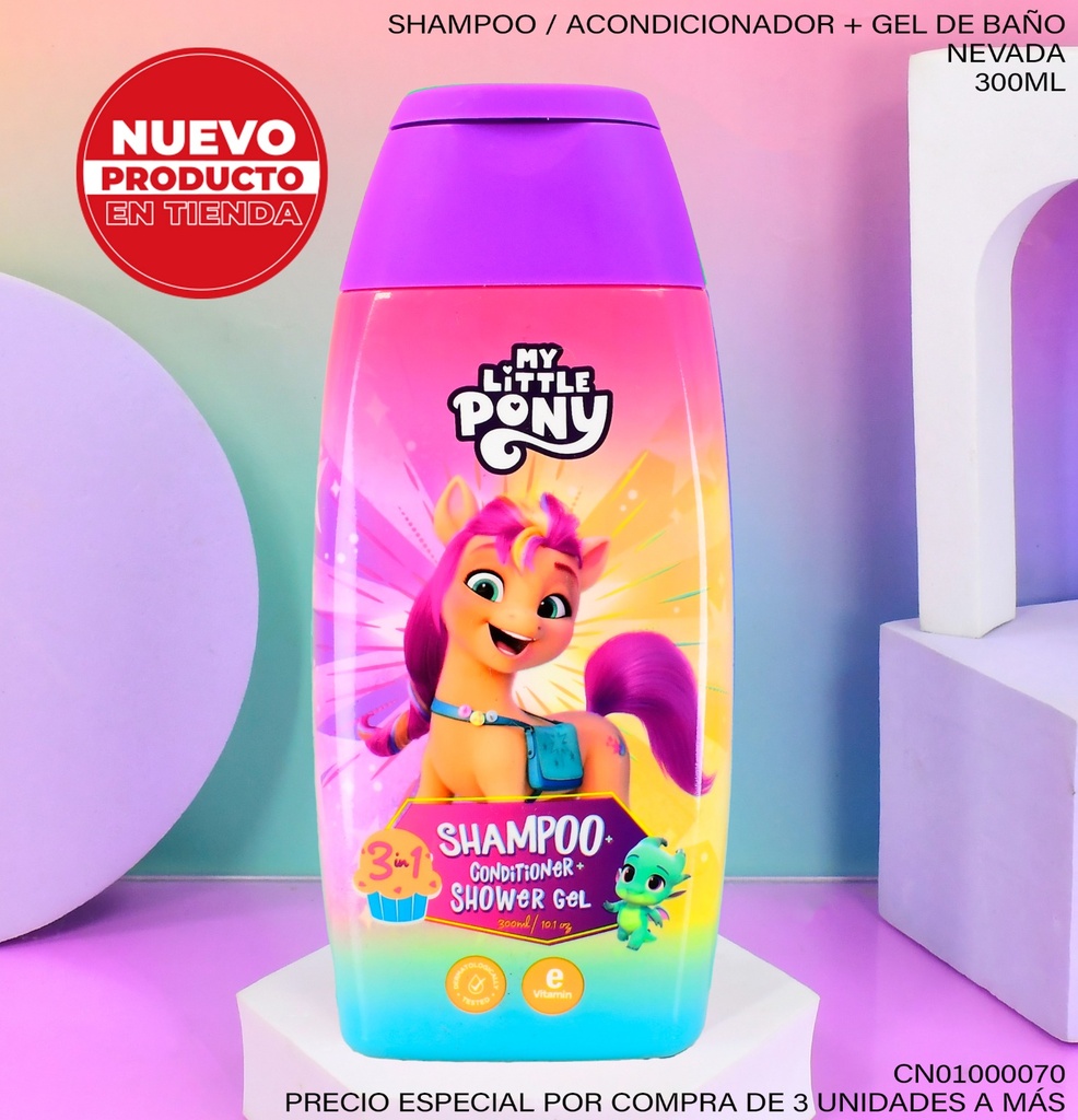 SHAMPOO INFANTIL MY LITTLE PONY 300ML HB92012