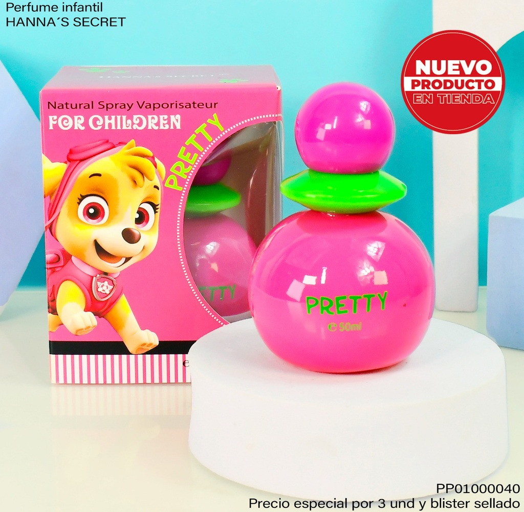 PERFUME CHILDREN PATROL PRETTY HANNA´S SECRET NJM555B/NJM555Z-2