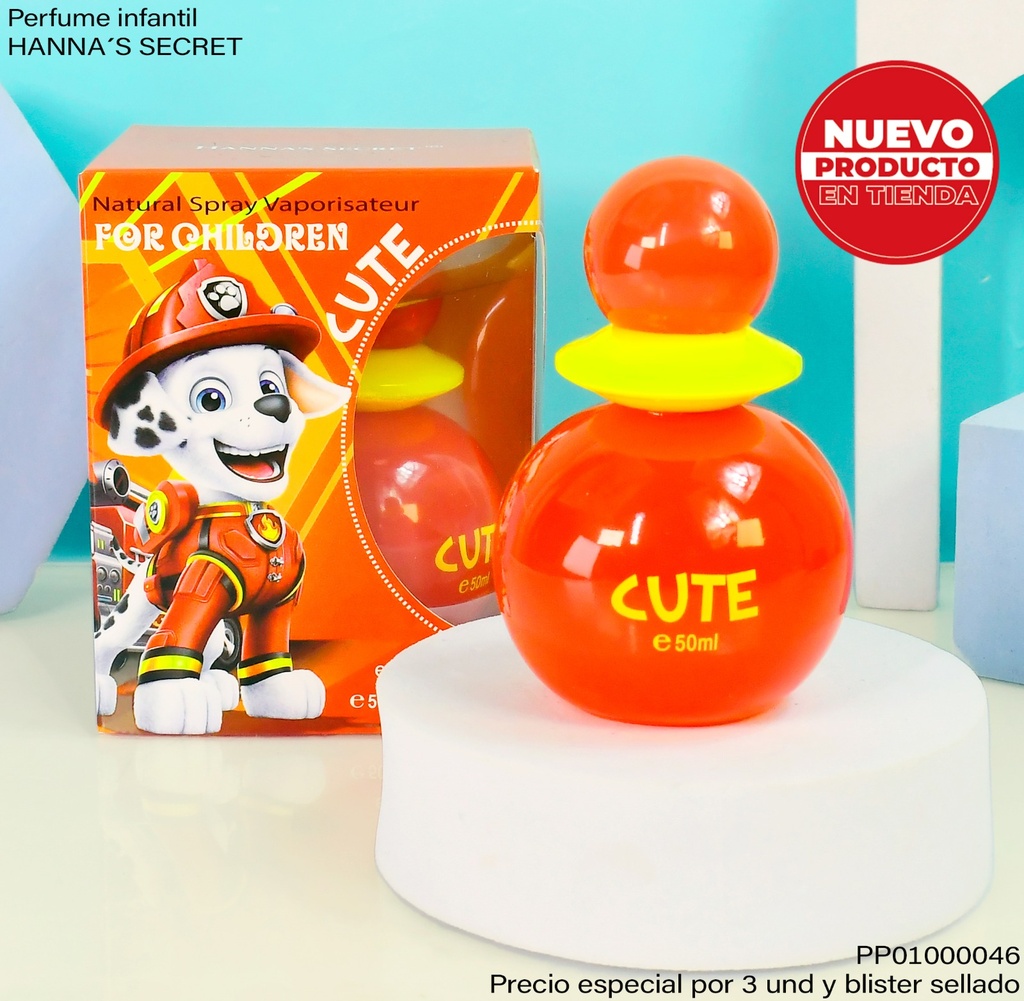 PERFUME CHILDREN PATROL CUTE HANNA´S SECRET NJM555F/NJM555Z-6