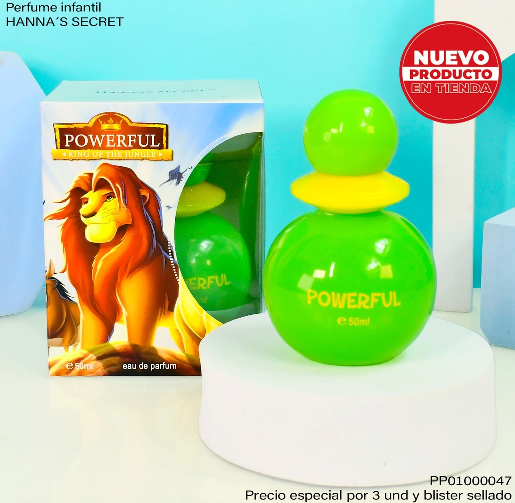 PERFUME CHILDREN POWERFUL HANNA´S SECRET NJM555G/NJM555Z-7