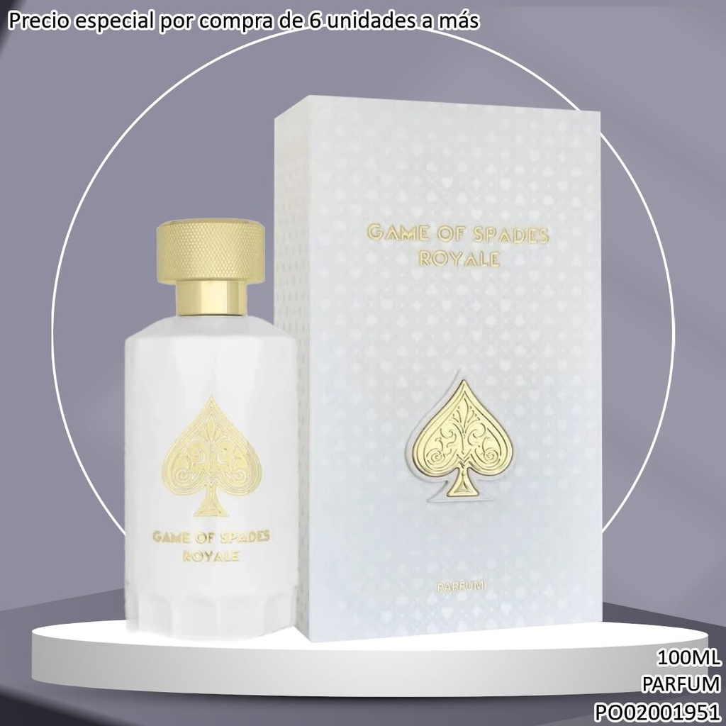 PERFUME GAME OF SPADES ROYALE PARFUM 100ML