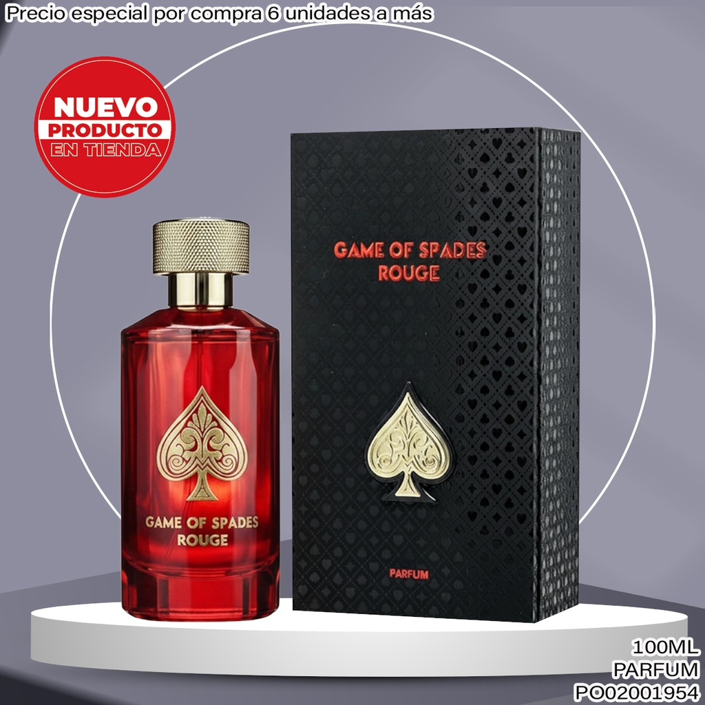 PERFUME GAME OF SPADES ROUGE PARFUM 100ML