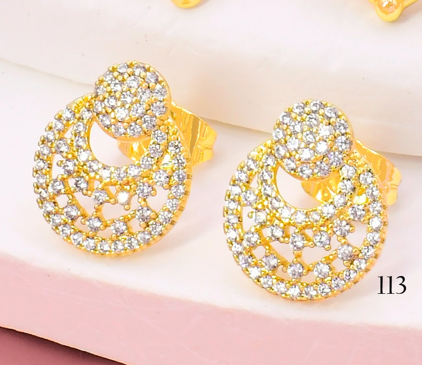 ARETES BAÑO DE ORO 14K. XUPING CIRCULO ZIRC. EE5288-427 012026