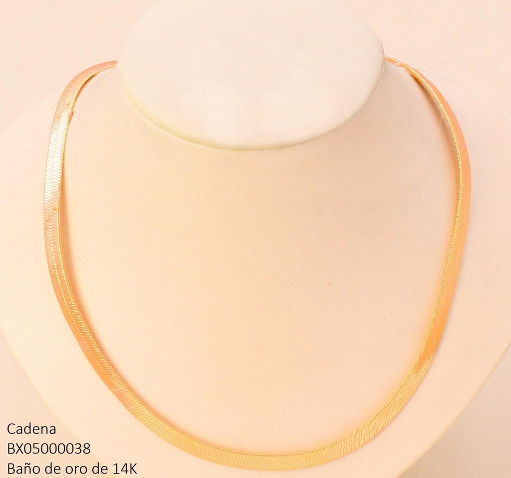 CADENA BAÑO DE ORO 14K. XUPING SERPIENTE CE552-427 012026