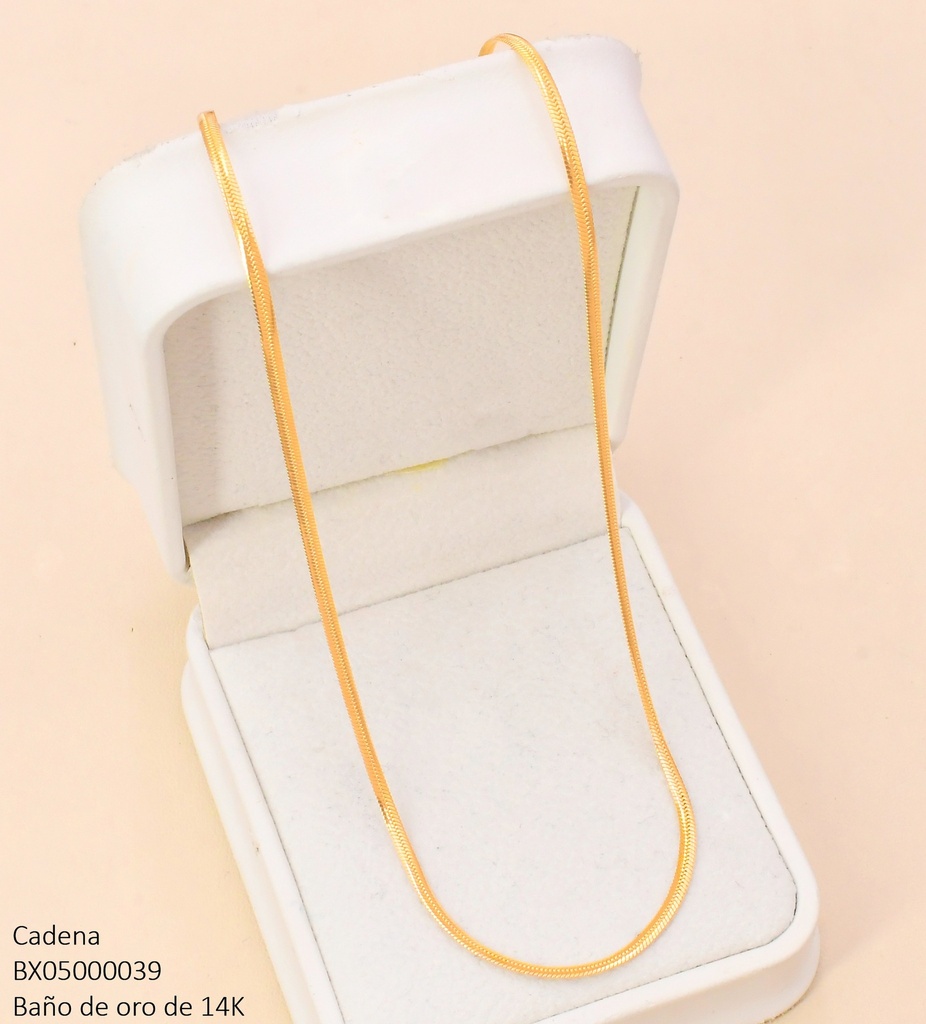 CADENA BAÑO DE ORO 14K. XUPING SERPIENTE CE553-427 012026