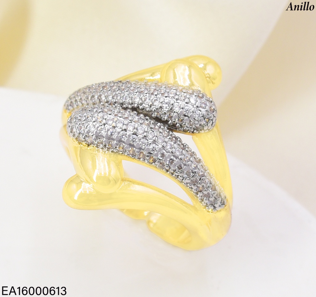 ANILLO DOR "OV" ENTRE ZIRC. RE342-423 012026
