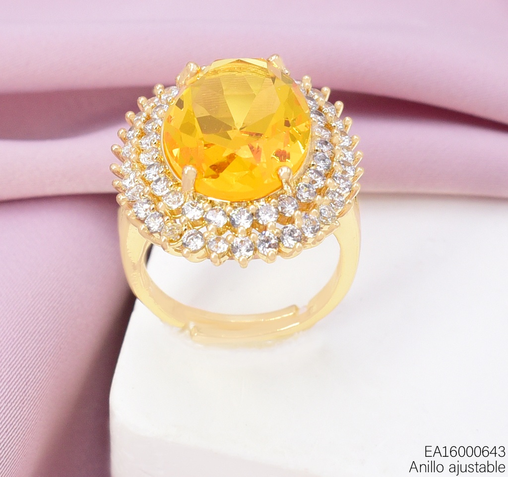 ANILLO OV. ZIRC. AMARILLO RE458-318 012026