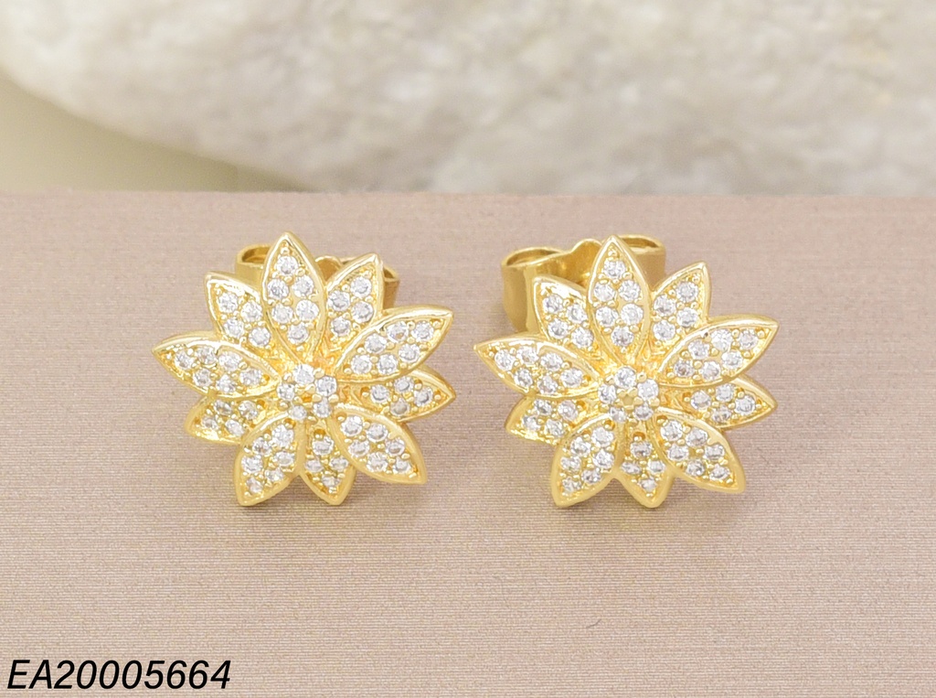 ARETES FLOR 2D. 5 PETALOS ZIRC. EE4780-318 012026