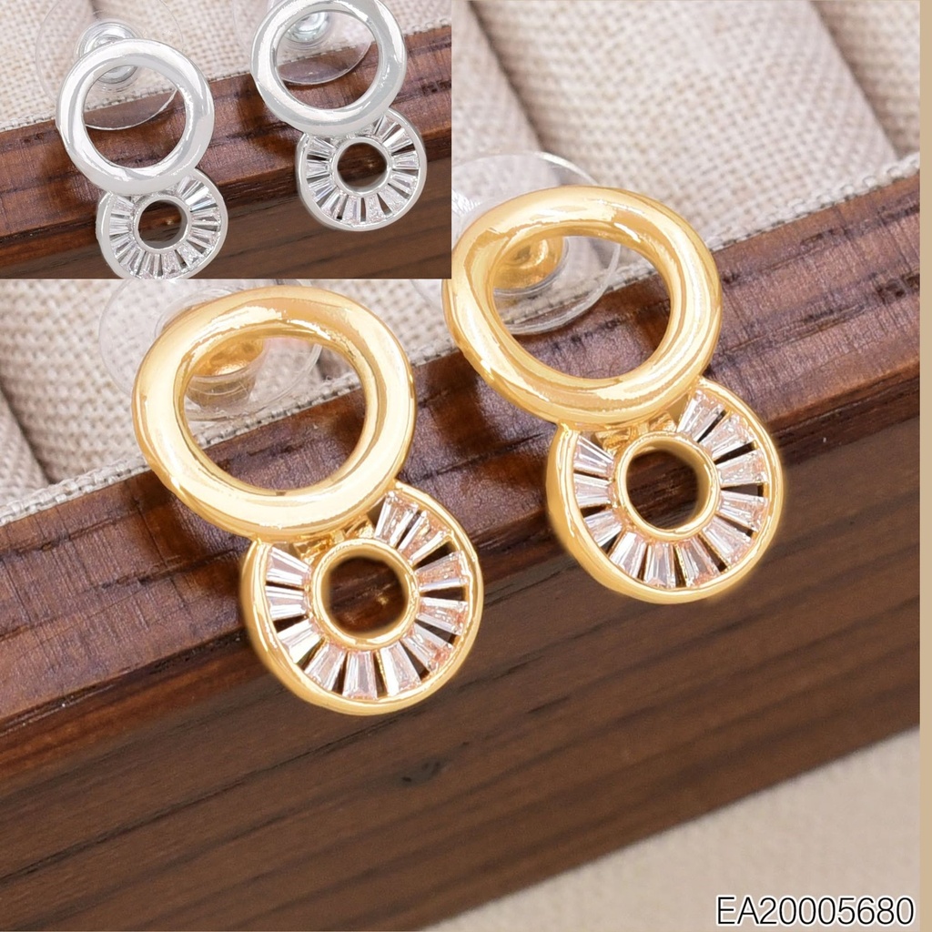 ARETES DOR/PLA CIRCULO ZIRC. EE4877-6 012026